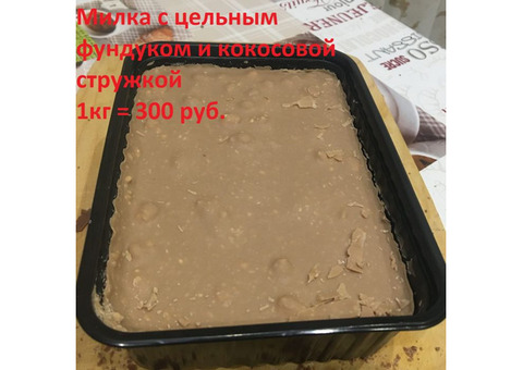 Шоколад в брикетах по 1 кг Безумная вкуснятина